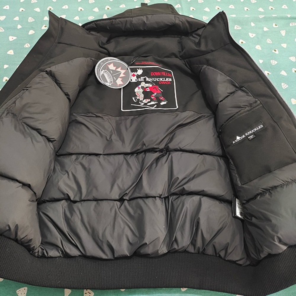 Moose Knuckles Black Down Jacket - Picture 7 of 11